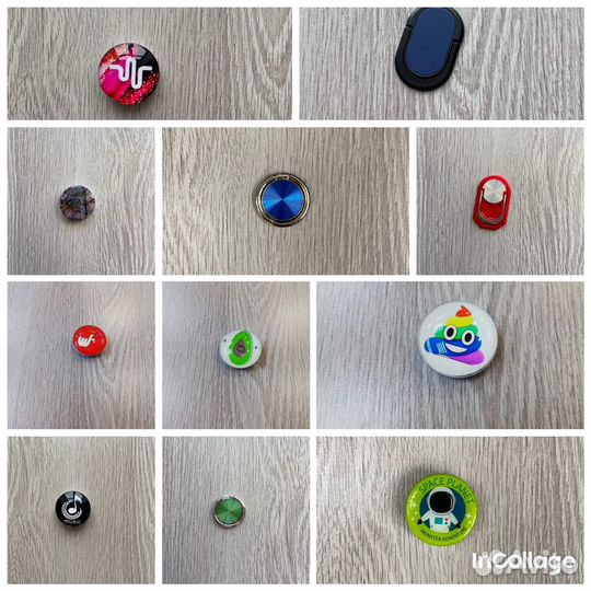 Попсокеты, кольцо - держатели