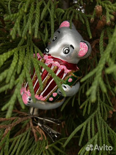 Елочные игрушки стекло 