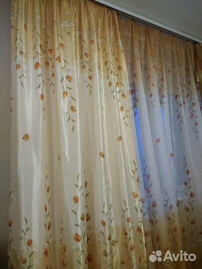 Комплект шторы и тюль