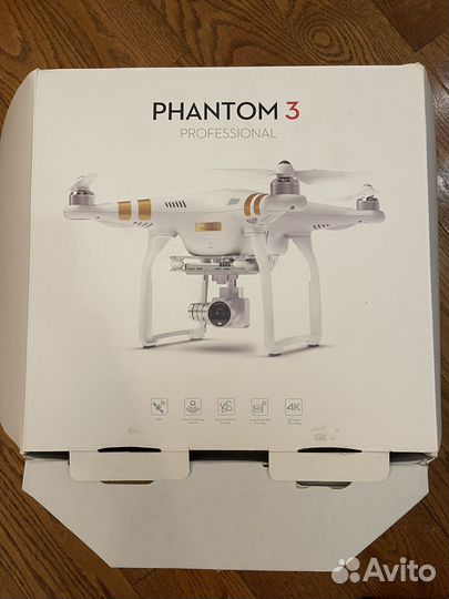 Квадрокоптер dji phantom 3 pro
