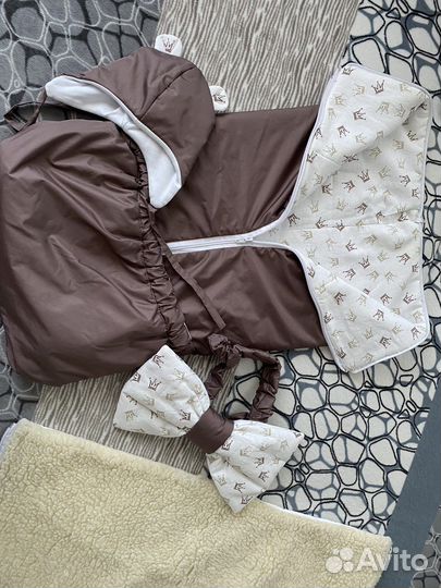 Конверт на выписку/ в коляску зима-весна