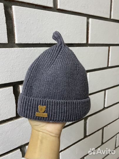 Модные шапочки на малышей 0-6 мес