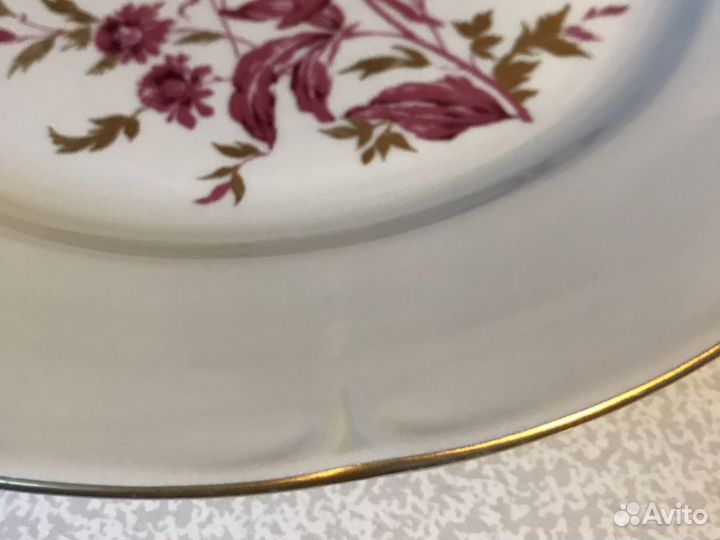 Антикварное столовое блюдо Graf von Henneberg Герм