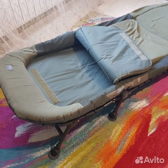 Раскладушка туристическая с матрасом