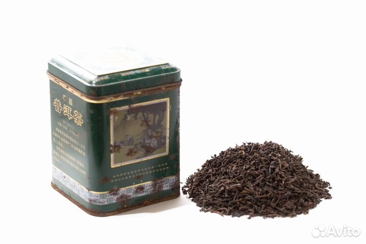 Шу пуэр Макао «Чень Нянь», 90-х годов, банка 180гр