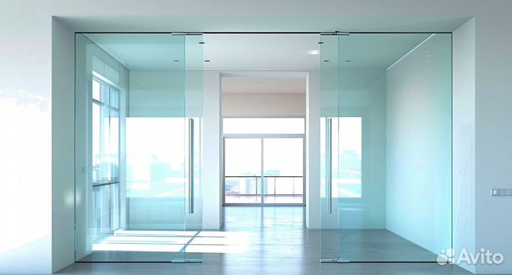 Двери стеклянные на заказ