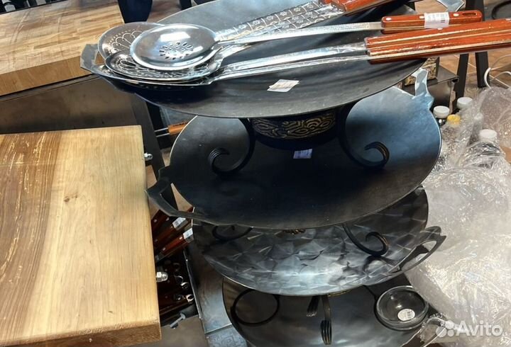 Садж чугунный + лопатка в подарок