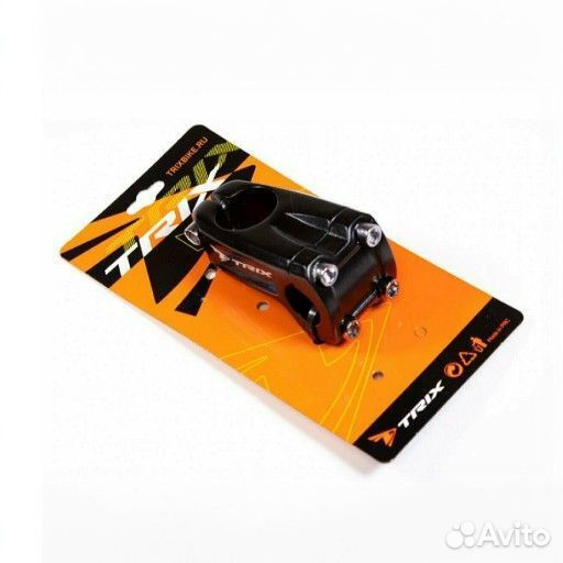 Вынос руля trix, алюминиевый кованый, BMX, для безрезьбовой вилки 1-1/8