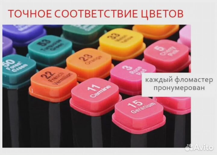 Маркеры для скетчинга 80 штук, фломастеры