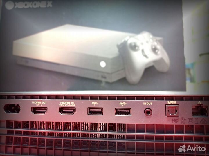 Xbox ONE X Gold rush + гарантия