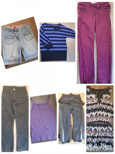 Вещи на девочку (пакетом) 128 размер