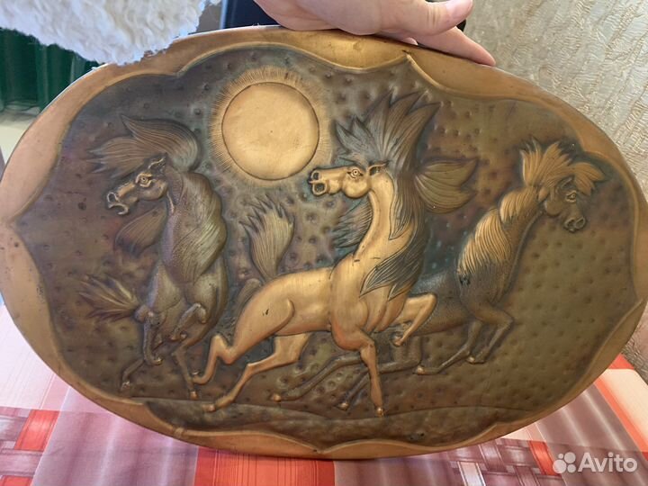 Картина медная чеканка