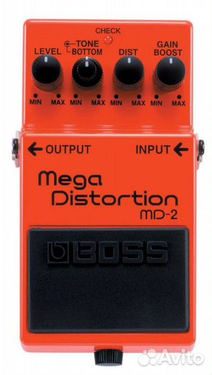 Педаль гитарная Mega Distortion Boss MD-2