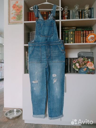 Комбинезон джинсовый женский