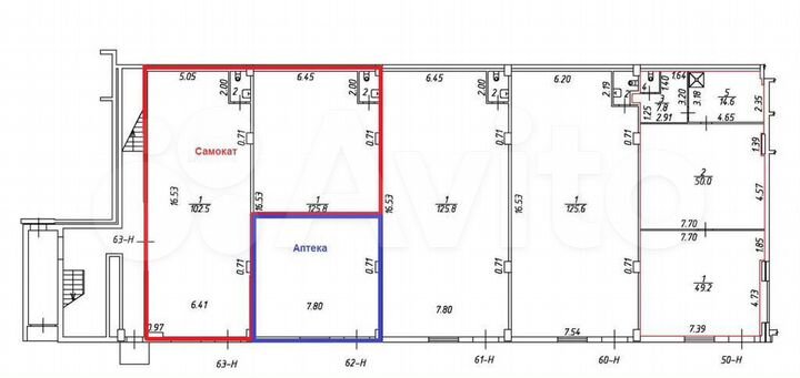 Продажа помещения с арендатором, 232.9 м²