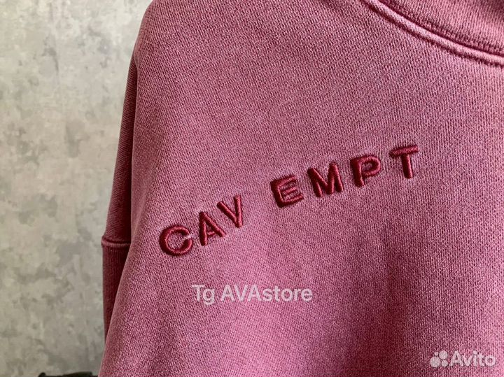 Худи Cav Empt малиновое S, M, L, XL