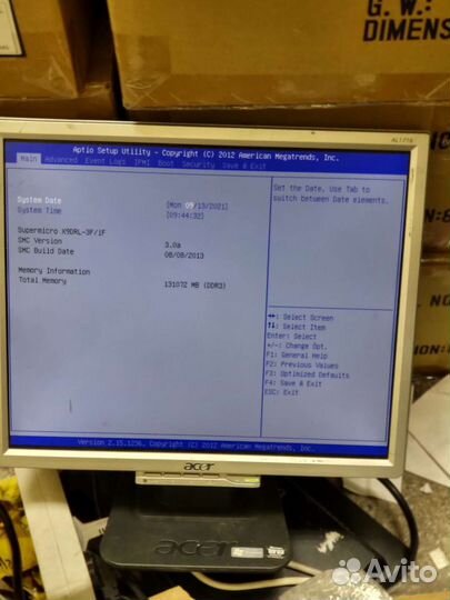Сервер supermicro tower(xeon e5 2696v2,128 gb)