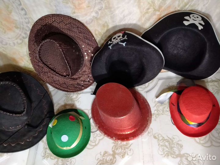 Шляпки детские для утренников и Новогодних предста