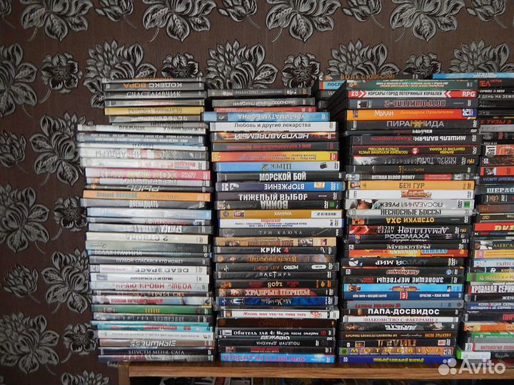 650 дисков dvd