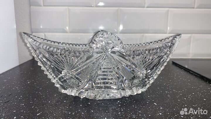 Хрусталь лодочки СССР