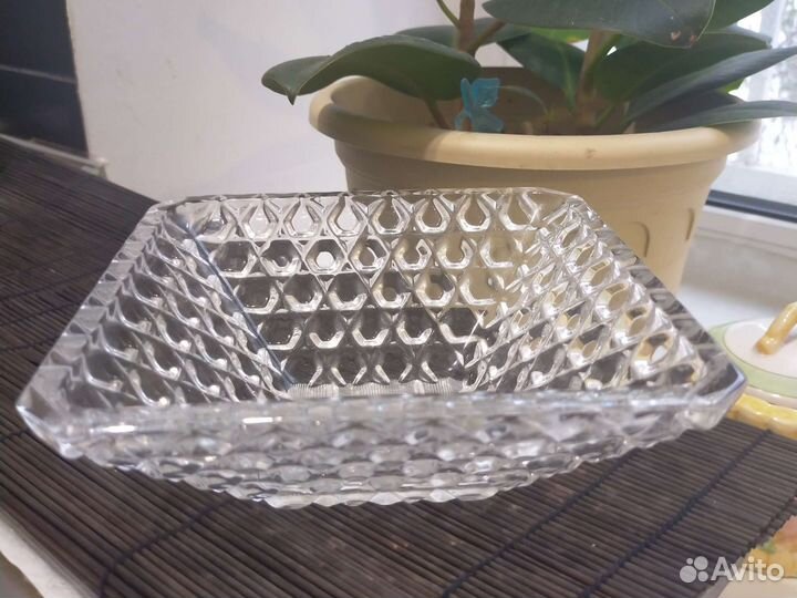 Конфетница хрусталь
