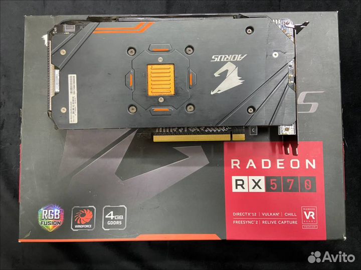 Видеокарта gigabyte Radeon RX 570 aorus 4GB