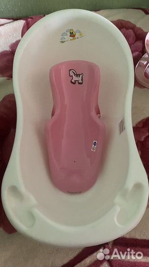 Ванночка для купания с горкой