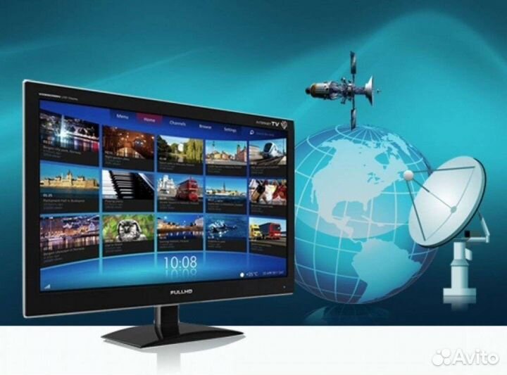 Спутниковое телевидение, интернет, видеонаблюдение