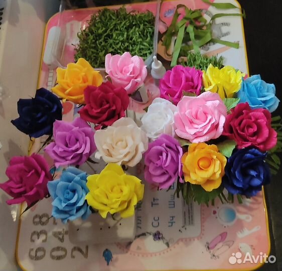 Розы в кашпо