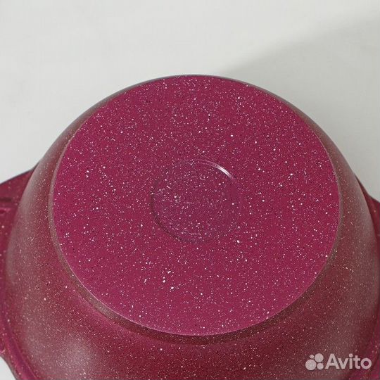 Кастрюля Trendy style, 2 л, стеклянная крышка, ант