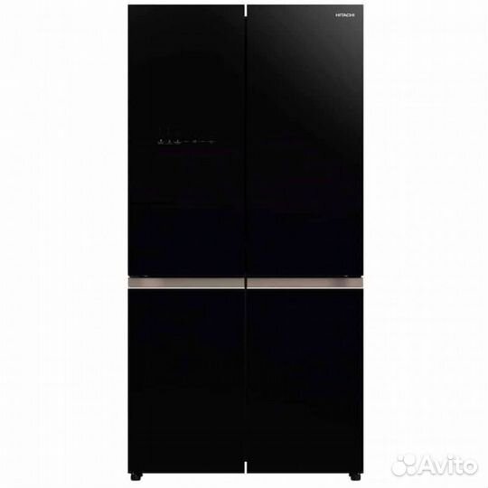 Холодильник Hitachi R-WB720PUC1 GCK, черный/стекло