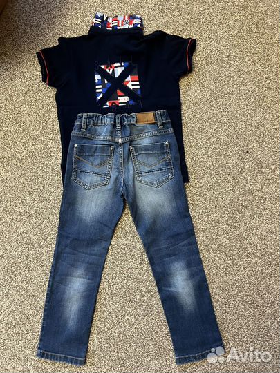 Джинсы и поло 110