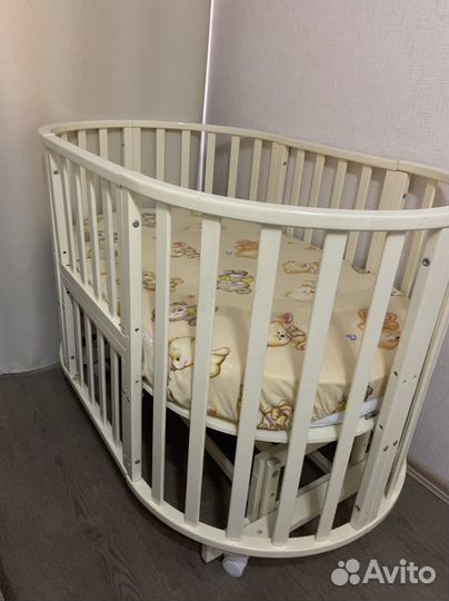 Кровать для новорожденных трансформер