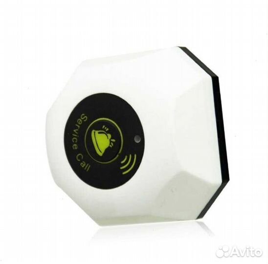 Кнопка вызова персонала, официанта и помощи белая