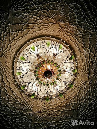 Люстра потолочная хрустальная