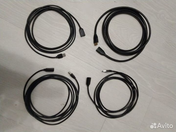 Кабель USB 3.0 (3шт) и hdmi (1шт)