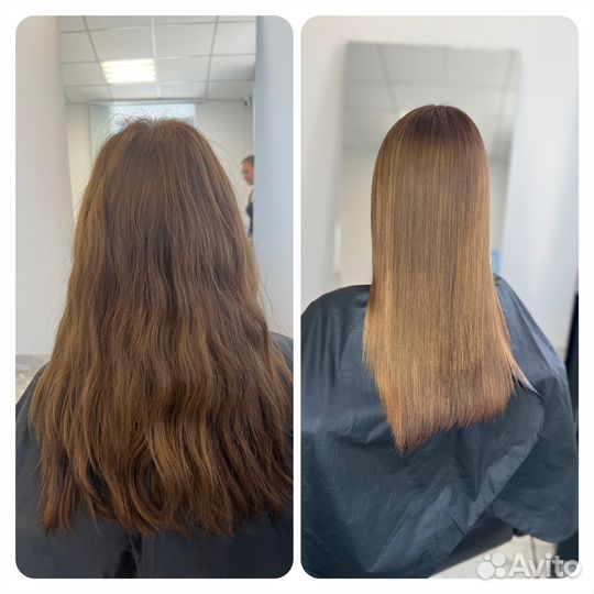 Кератиновое выпрямление и ботокс волос