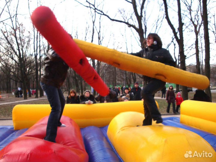 Надувная горка