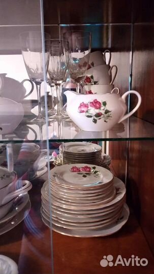 Чайно- столовый сервиз 6 персон Богемия Чехия 54шт