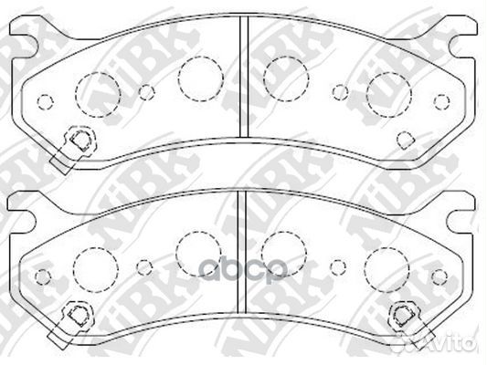 Колодки тормозные chevrolet tahoe/exspress 1500