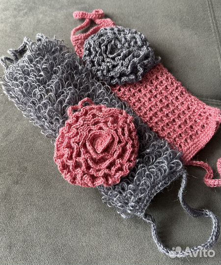 Мочалки из мягкого джута