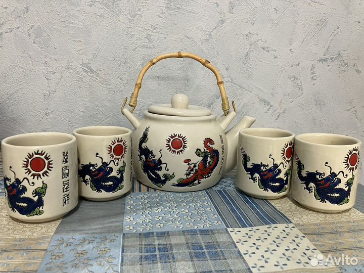 Чайный сервиз (китайский, вербилки)