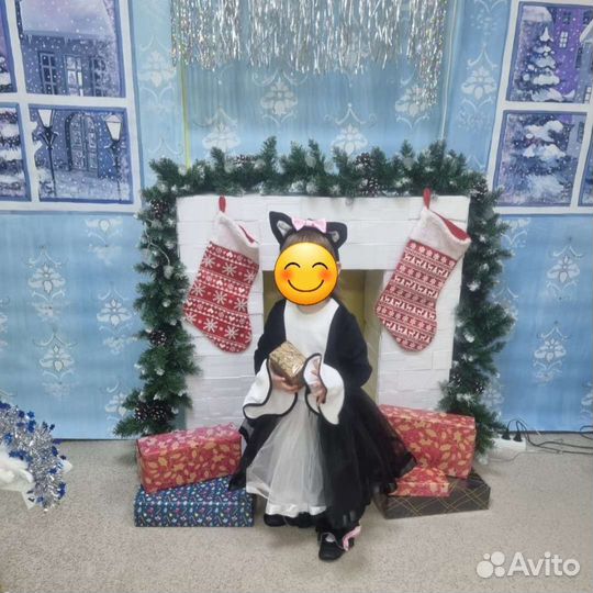 Карнавальный новогодний костюм кошки