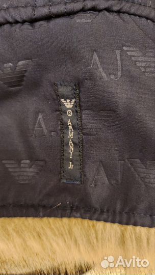 Шапка ушанка Armani junior детская новая оригинал