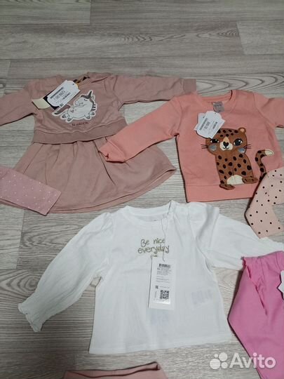 Вещи новые для девочки 74-80