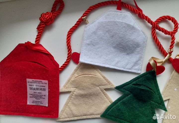 Новая детская гирлянда с цифрами.Кармашки.Испания