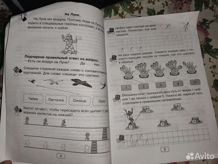 Рабочая тетрадь,Я иду в первый класс