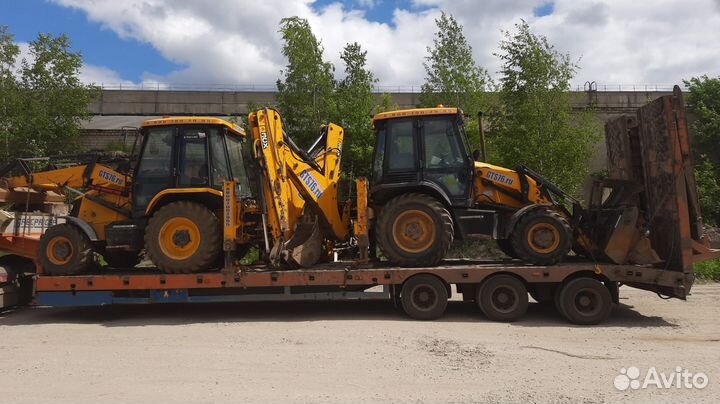 Экскаватор погрузчик JCB 3CX Super, услуги с ндс