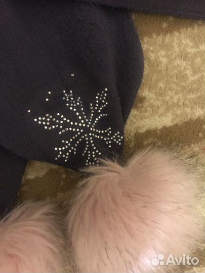 Продам шапочку и шарфик для девочки