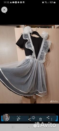 Фартук и платье на последний звонок и выпускной